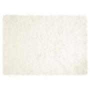 Nep schapenvacht tapijt 120x170 cm wit polyester
