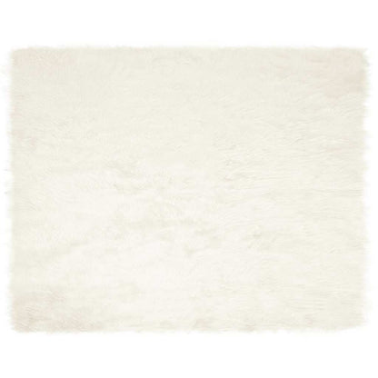 Nepleer Schapenvacht Tapijt Wit 200 x 280 cm Polyester