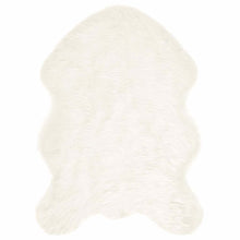 Nepleer Schapenvacht Tapijt Wit 60 x 90 cm Polyester