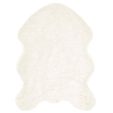 Nepleer Schapenvacht Tapijt Wit 80 x 120 cm Polyester