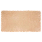 Nep schapenvacht tapijt beige 80x150 cm polyester