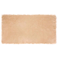 Nepleer Schapenvacht Tapijt Beige 80 x 150 cm Polyester
