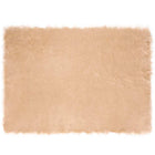Nep schapenvacht tapijt beige 120x170 cm polyester