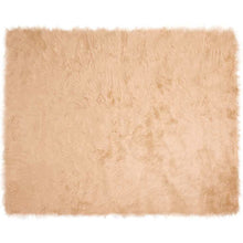 Nepleer Schapenvacht Tapijt Beige 200 x 280 cm Polyester