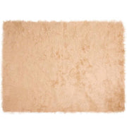 Nep schapenvacht tapijt beige 240x340 cm polyester