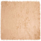 Nep schapenvacht tapijt beige 200x200 cm polyester
