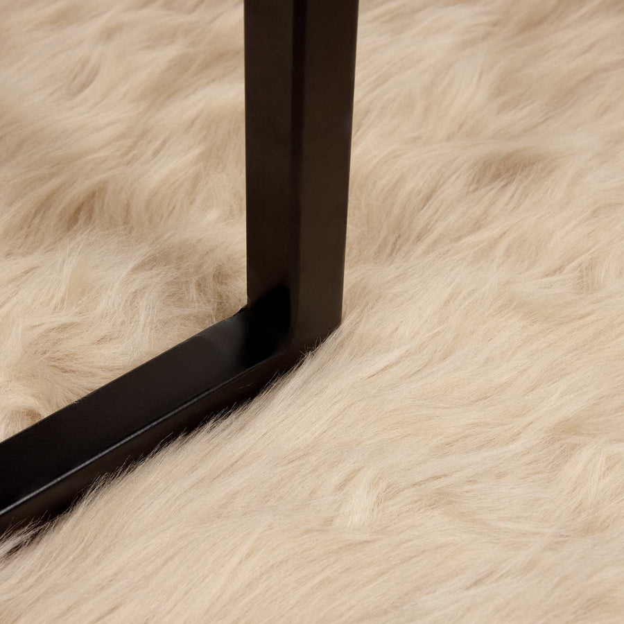 Nep Schapenvacht Tapijt Tafalla Beige Ø 200 cm Polyester