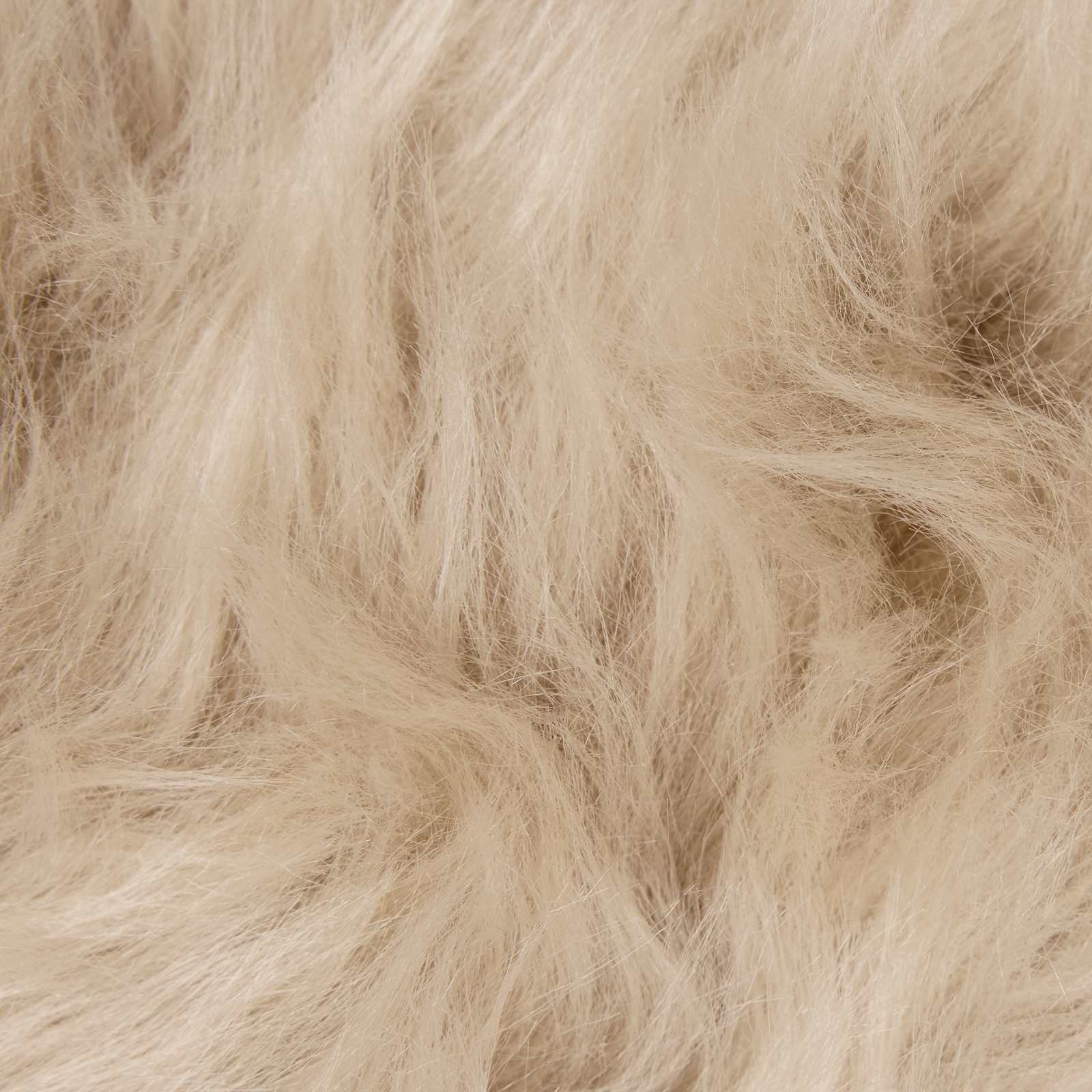 Nep Schapenvacht Tapijt Tafalla Beige Ø 200 cm Polyester