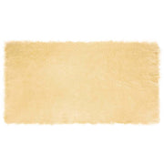Nep schapenvacht tapijt 80x150 cm crème polyester