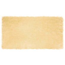 Nepleer Schapenvacht Tapijt Crème 150 x 80 cm Polyester
