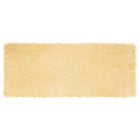 Nep schapenvacht tapijt 80x200 cm crème polyester