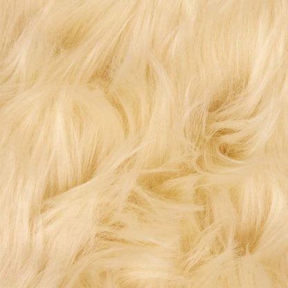 Nepleer Schapenvacht Tapijt Crème 80 x 200 cm Polyester