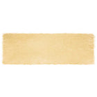 Nep schapenvacht tapijt 80x250 cm crème polyester