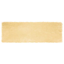 Nepleer Schapenvacht Tapijt Crème 80 x 250 cm Polyester