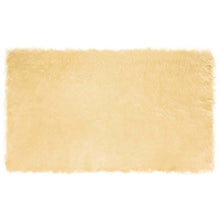 Nepleer Schapenvacht Tapijt Crème 100 x 200 cm Polyester