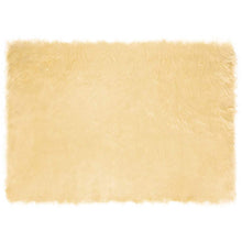 Nepleer Schapenvacht Tapijt Crème 120 x 170 cm Polyester