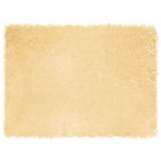 Vloerkleed nep schapenvacht 160x230 cm crème polyester