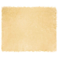 Nepleer Schapenvacht Tapijt Crème 200 x 280 cm Polyester