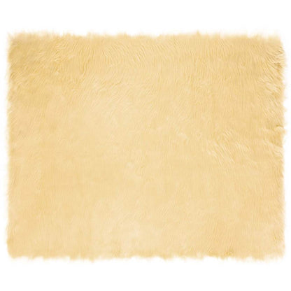 Nepleer Schapenvacht Tapijt Crème 200 x 280 cm Polyester