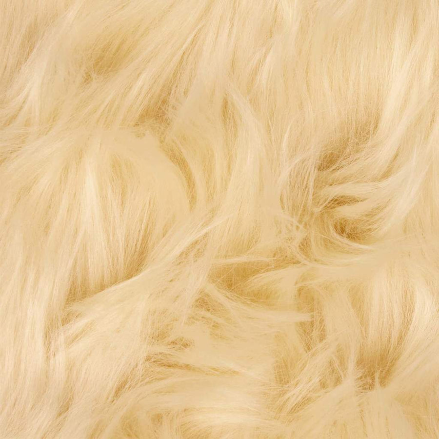 Nepleer Schapenvacht Tapijt Crème 240 x 240 cm Polyester