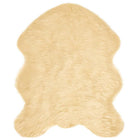Faux Sheepskin Rug Tafalla Cream 50 x 80 cm Polyester