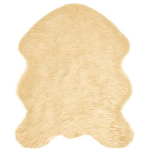 Nepleer Schapenvacht Tapijt Crème 50 x 80 cm Polyester