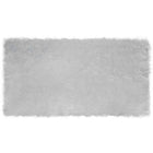 Nep schapenvacht tapijt grijs 80x150 cm polyester
