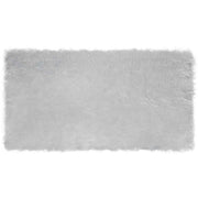 Nep schapenvacht tapijt grijs 80x150 cm polyester