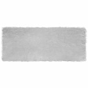 Nep schapenvacht tapijt grijs 80 x 200 cm