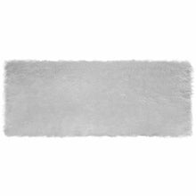 Nepleer Schapenvacht Tapijt Grijs 80 x 200 cm Polyester