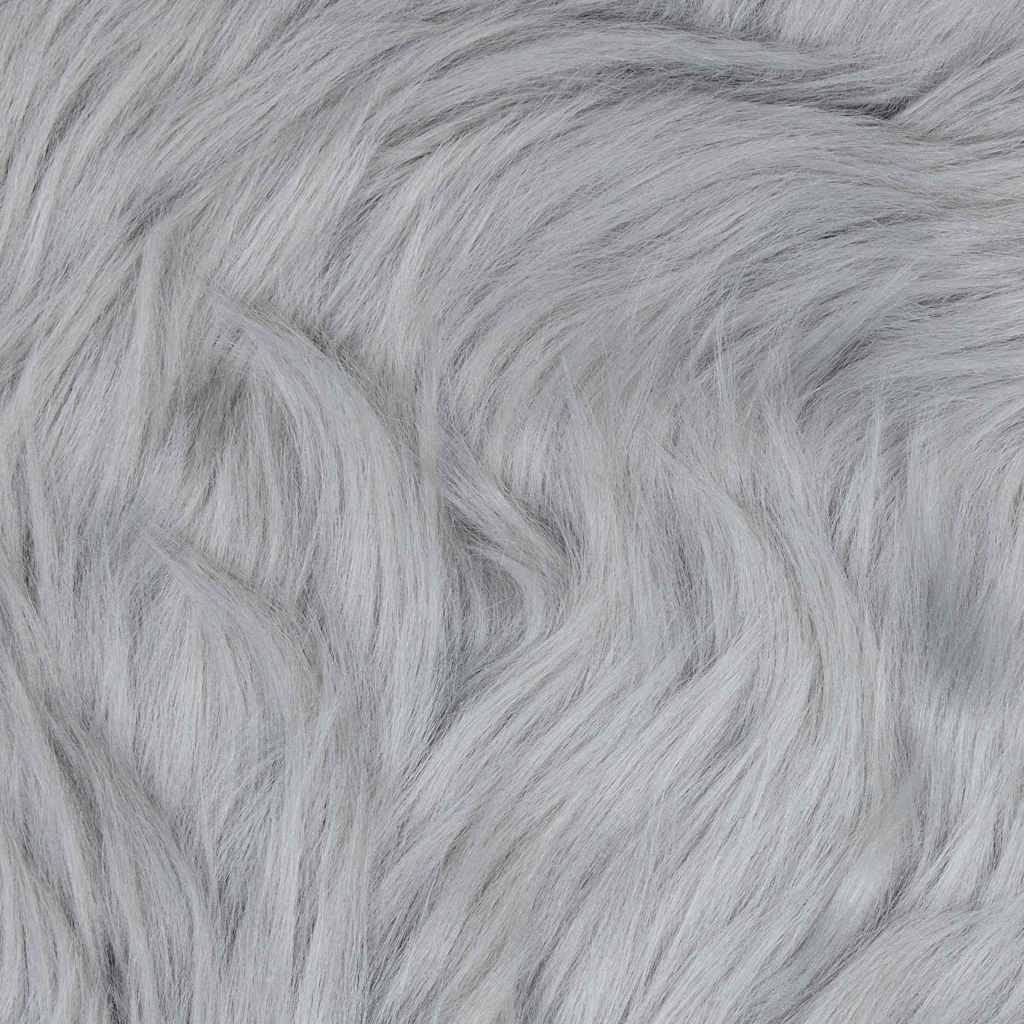 Nepleer Schapenvacht Tapijt Grijs 200 x 100 cm Polyester