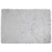 Nep schapenvacht tapijt grijs 120x170 cm polyester
