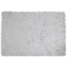 Nepleer Schapenvacht Tapijt Grijs 120 x 170 cm Polyester