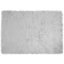 Nepleer Schapenvacht Tapijt Grijs 140 x 200 cm Polyester