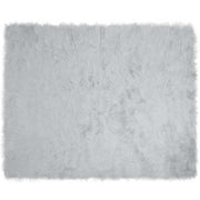 Nep schapenvacht tapijt grijs 200x280 cm polyester