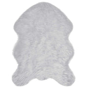 Nep schapenvacht tapijt grijs 80x120 cm polyester
