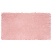 Nep schapenvacht tapijt roze 60x110 cm polyester