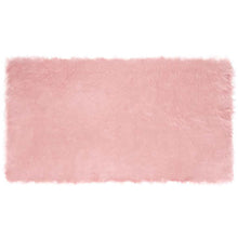 Nepleer Schapenvacht Tapijt Roze 60 x 110 cm Polyester