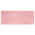 Nep schapenvacht tapijt roze 80x200 cm polyester