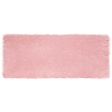 Nepleer Schapenvacht Tapijt Roze 80 x 200 cm Polyester