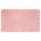 Nep schapenvacht tapijt roze 100x200 cm polyester