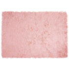 Nep schapenvacht tapijt roze 140x200 cm polyester