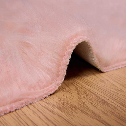 Nepleer Schapenvacht Tapijt Roze 200 x 280 cm Polyester