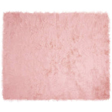 Nepleer Schapenvacht Tapijt Roze 200 x 280 cm Polyester