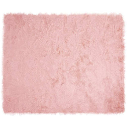 Nepleer Schapenvacht Tapijt Roze 200 x 280 cm Polyester