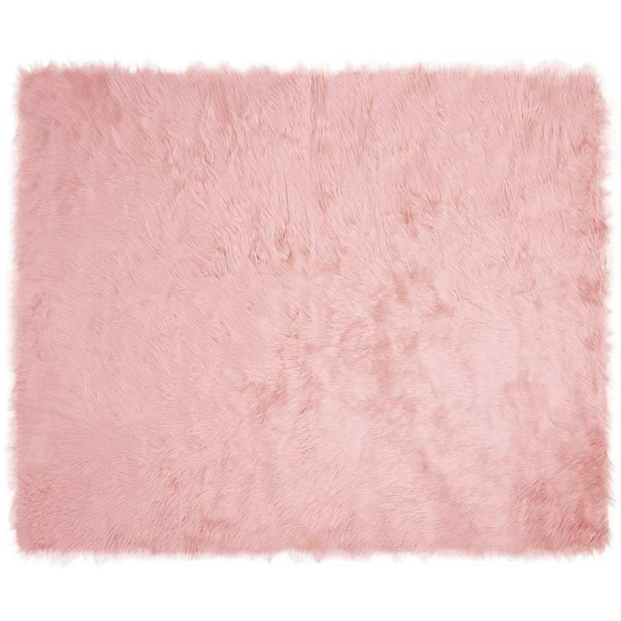 Nepleer Schapenvacht Tapijt Roze 200 x 280 cm Polyester