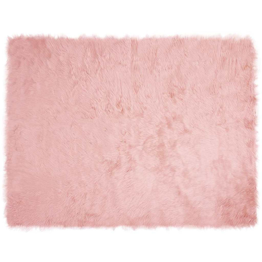 Nepleer Schapenvacht Tapijt Roze 240 x 340 cm Polyester