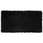Faux Sheepskin Rug Tafalla Black 80 x 150 cm Polyester