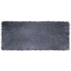 Faux Sheepskin Rug Tafalla Anthracite 80 x 200 cm Polyester