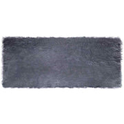 Nep schapenvacht tapijt antraciet 80x200 cm